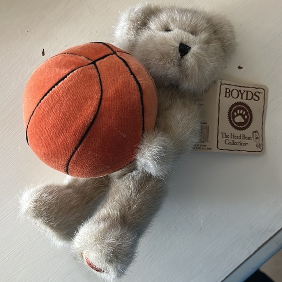 Boyds Bears The Head Bean 9” HOOPS bear - Picture 2 of 5